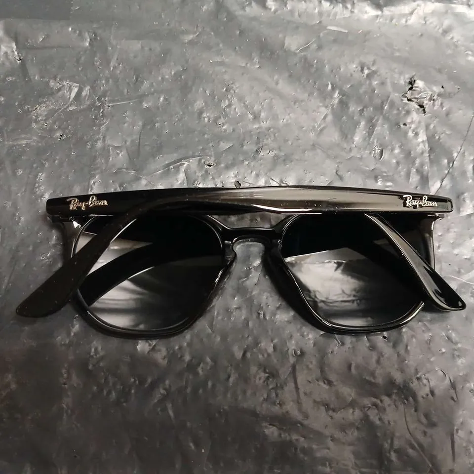 RAY-BAN SUNGLASSES - BLACK FRAME WITH G-15 LENS