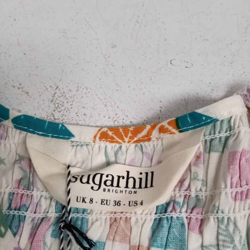SUGARHILL BRIGHTON WOMEN'S DRESS – MULTICOLOUR PRINT, UK 8 (EU 36, US 4)