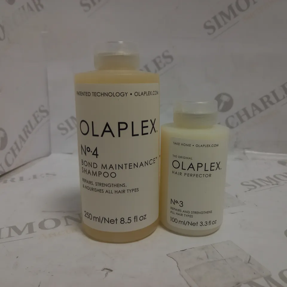OLAPLEX BOND MAINTENANCE SHAMPOO 250ML + HAIR PERFECTOR 100ML
