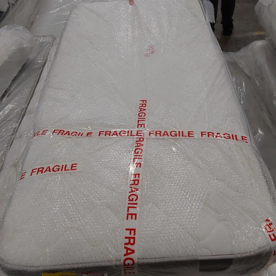 QUALITY BAGGED 3FT SINGLE BLAYLOCK OPEN COIL MATTRESS 