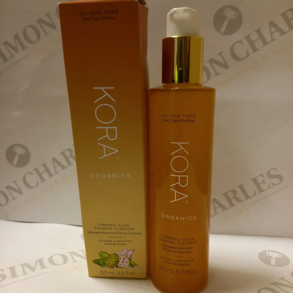 KORA ORGANICS TURMERIC GLOW FOAMING CLEANSER 150ML