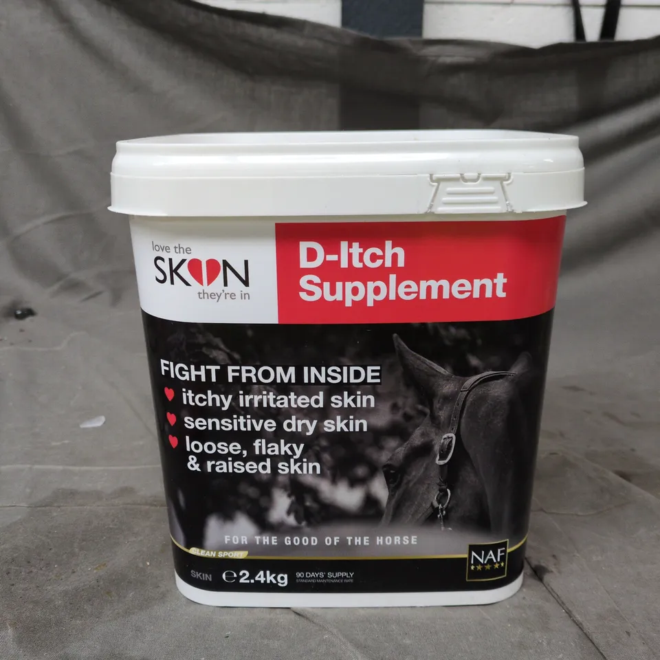 NAF D-ITCH SUPPLEMENT FOR HORSES - 2.4KG TUB
