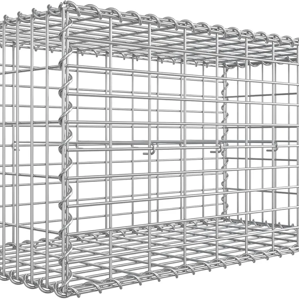 BOXED SONGMICS GABION STONE BASKET 100×60×50CM