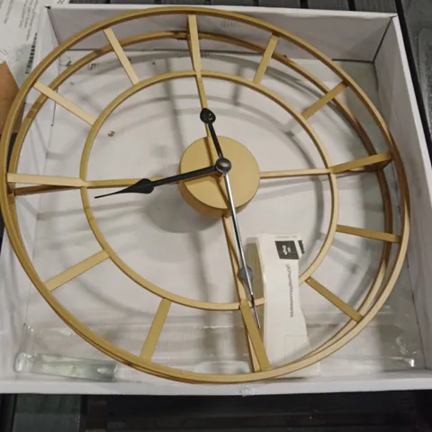 NEKOMA WALL CLOCK β GOLD/BLACK, 40CM