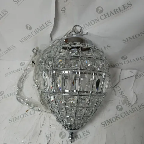 EVERLY QUINN DEAN 1 LIGHT CEILING PENDANT - 105CM
