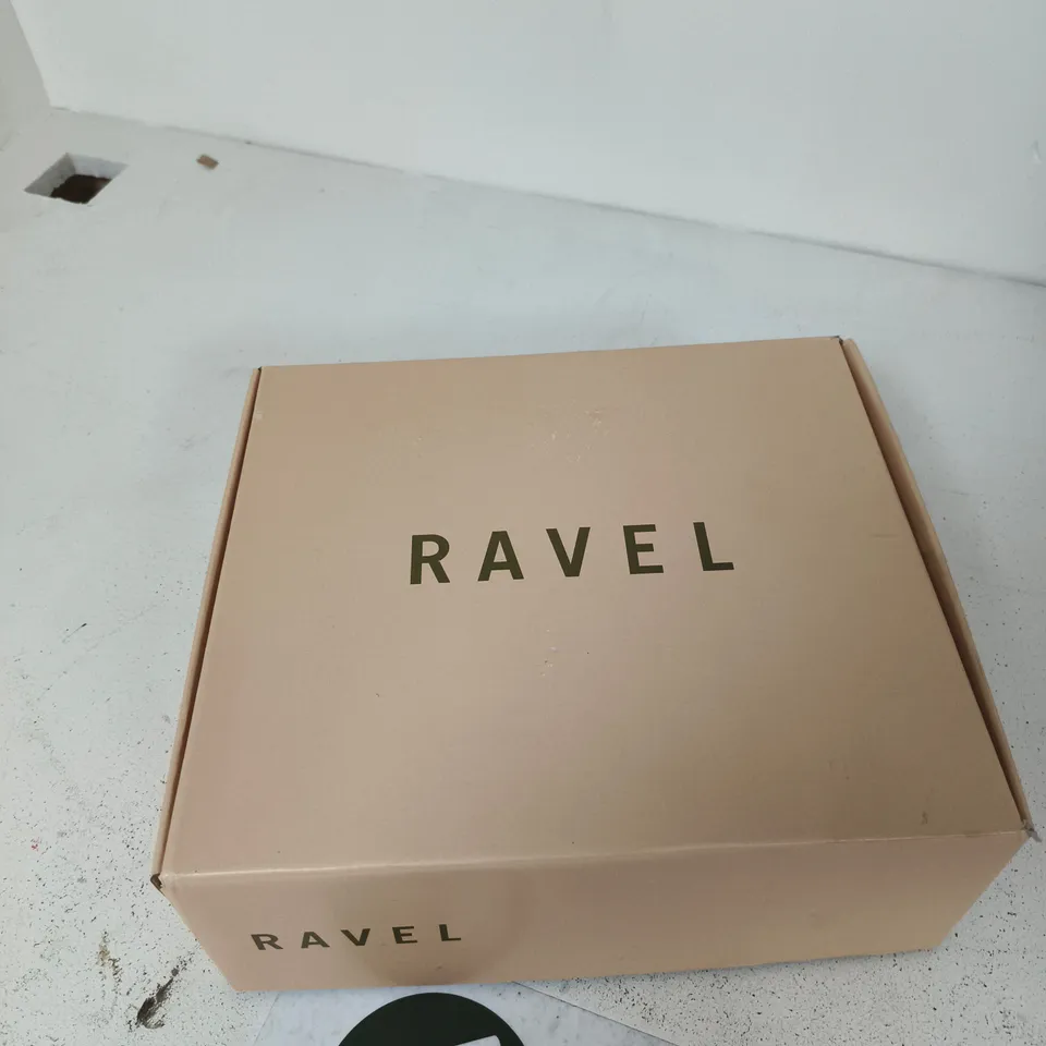 RAVEL BLACK CROC PATENT LEATHER ANKLE BOOTS – UK 5 (EU 38)