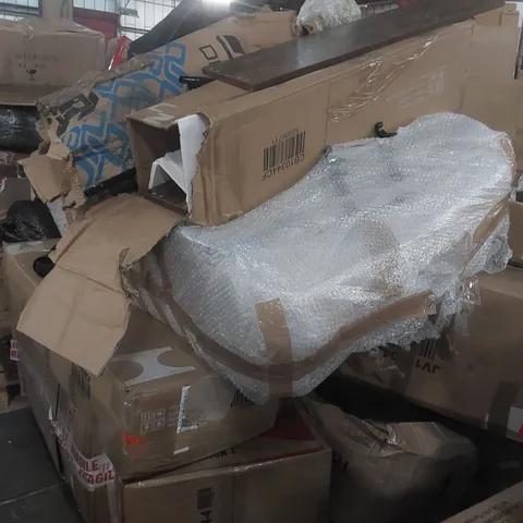 PALLET CONTAINING A LARGE QUANTITY OF ASSORTED FURNITURE PARTS ECT 