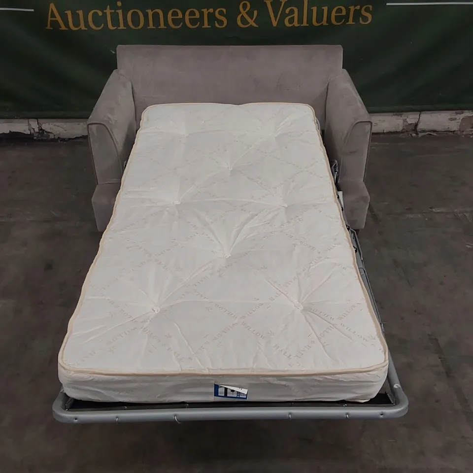 QUALITY DESIGNER 2 SEATER VELVET SOFA BED