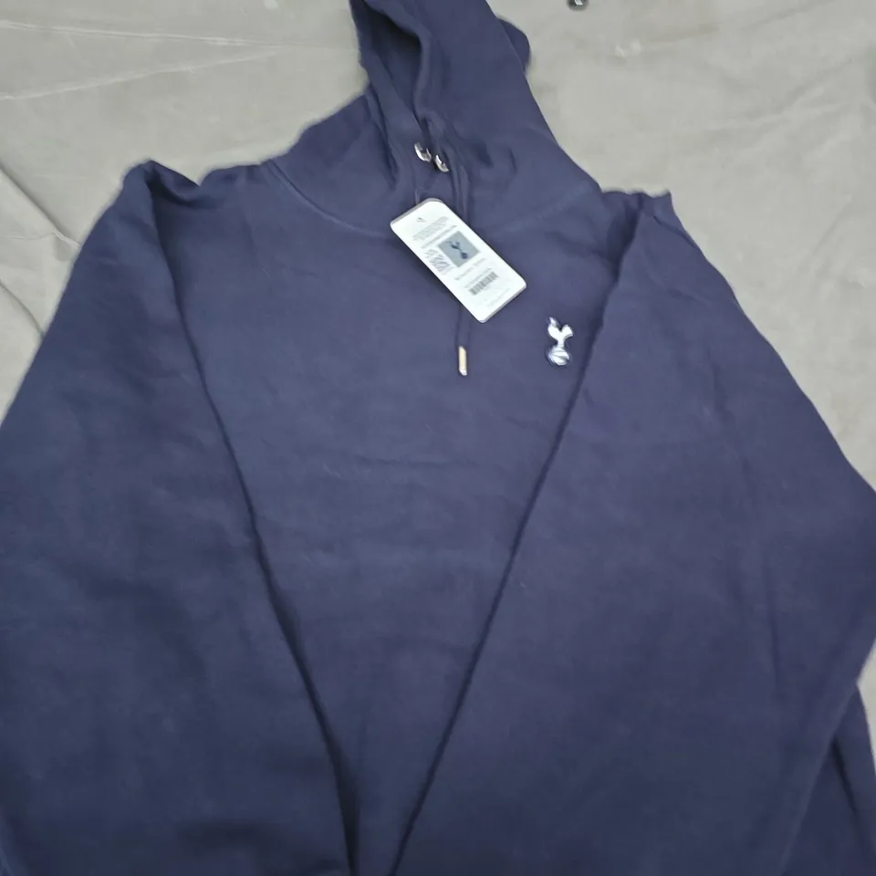 TOTTENHAM HOTSPUR NAVY HOODIE NAVY SIZE M
