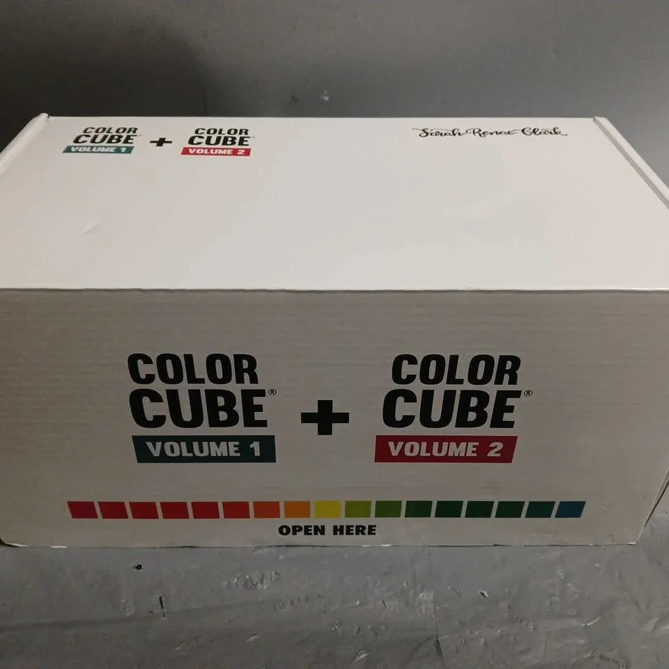 BOXED SARAH RENAE CLARK COLOUR CUBE VOLUME 1&2