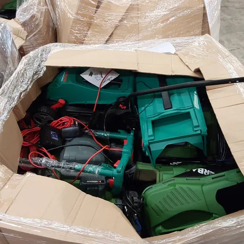 PALLET OF APPROXIMATELY 7 ASSORTED LAWN MOWERS