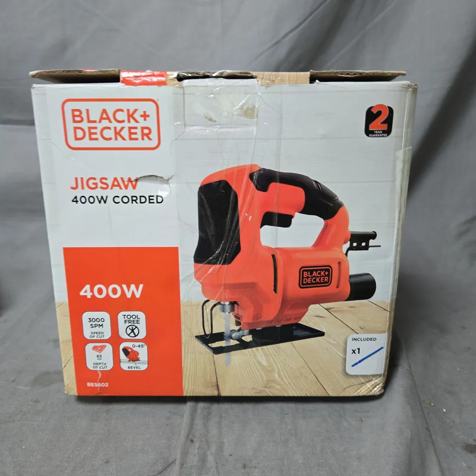 BLACK + DECKER 400W CORDED JIGSAW