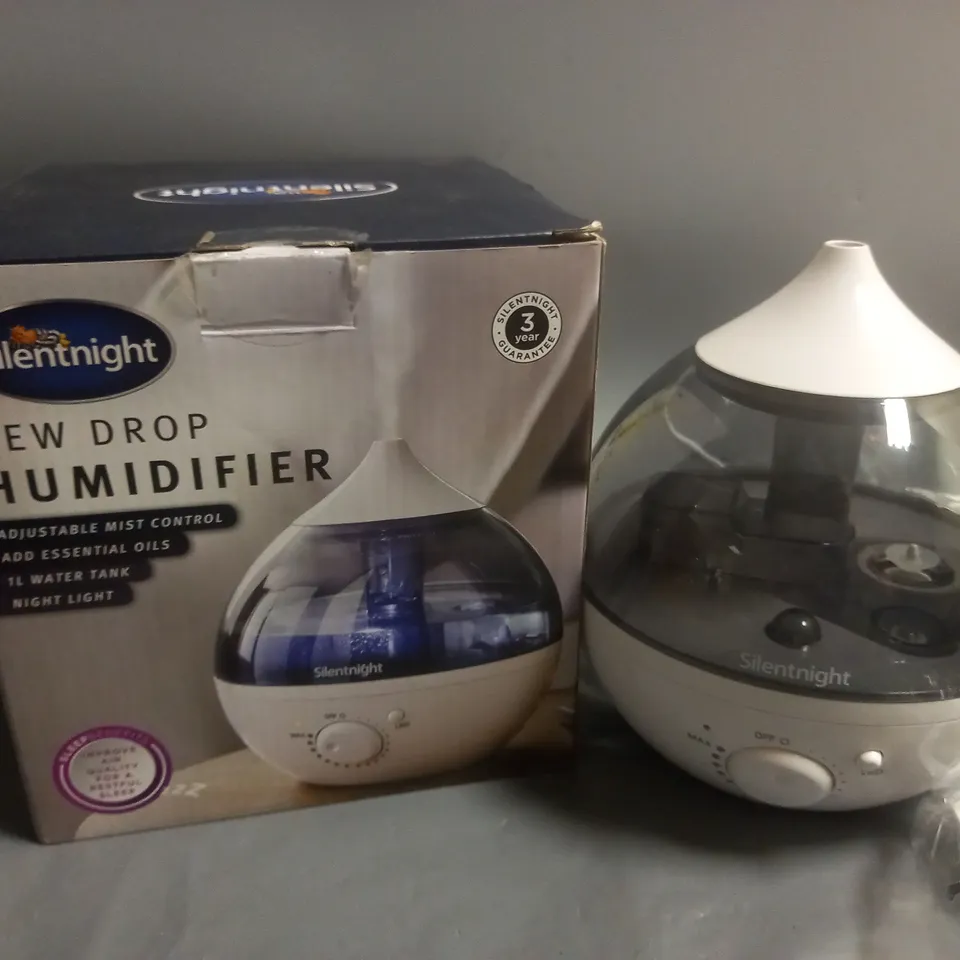 BOXED SILENT NIGHT DEW DROP HUMIDIFIER