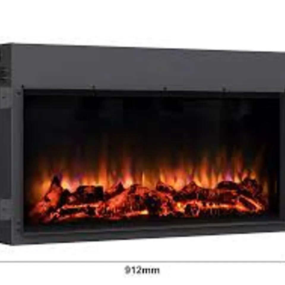 BOXED DANBY INSET ELECTRIC FIRE - BLACK (1 BOX)