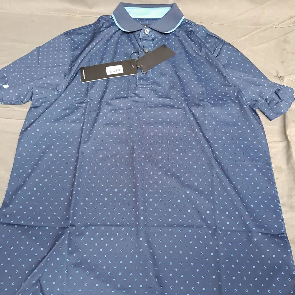 DRUIDS XO POLO IN NAVY SIZE M