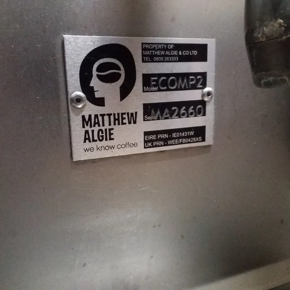 ELEKTRA BARISTA 2 STATION COFFEE MACHINE 