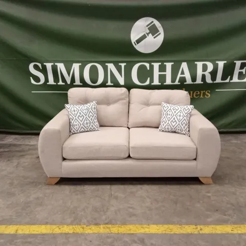 PRENT FABRIC 2 SEATER SOFA - NATURAL