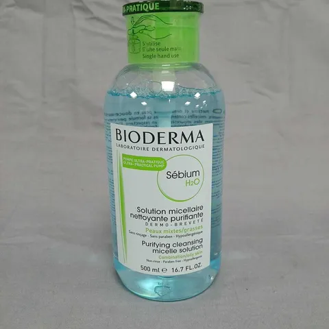 TWELVE BIODERMA SÉBIUM H2O PURIFYING MICELLAR CLEANSING SOLUTION – 500 ML