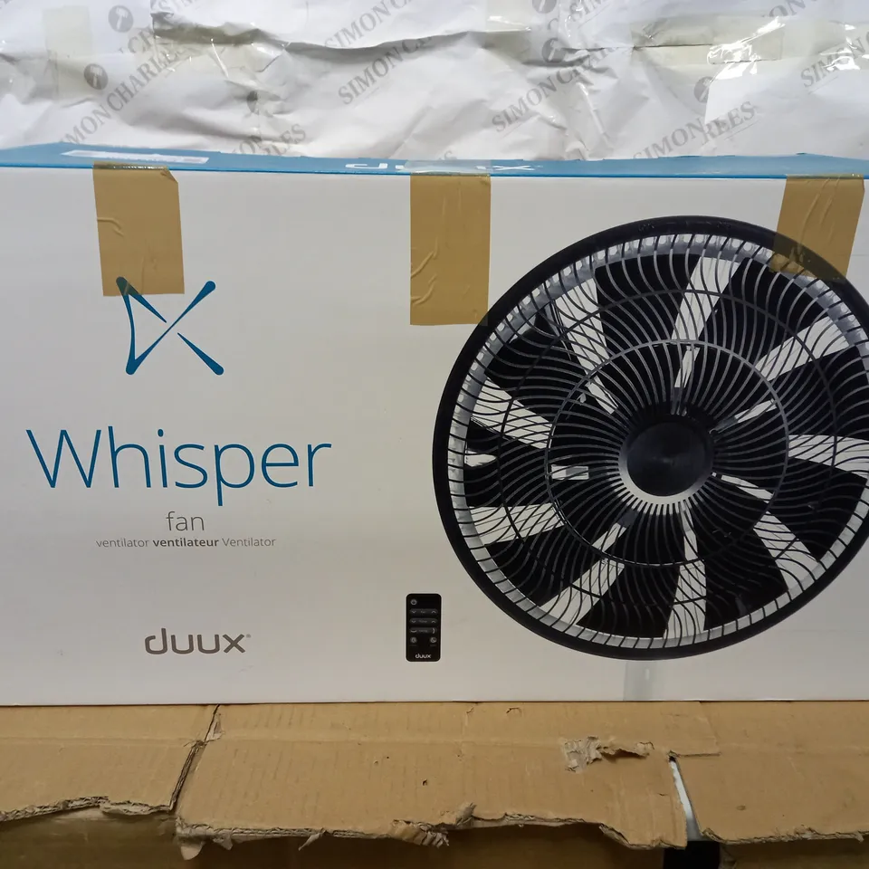DUUX WHISPER STANDING FAN - UNASSEMBLED
