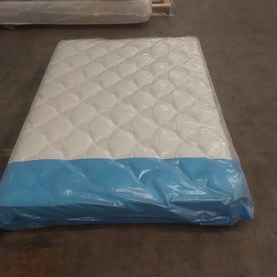 QUALITY BAGGED DOUBLE 135cm AIRSPRUNG LUXURY QUILTED MEDIUM MATTRESS RRP £229