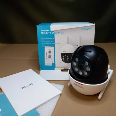 BOXED DEKCO HD WIFI SECURITY CAMERA