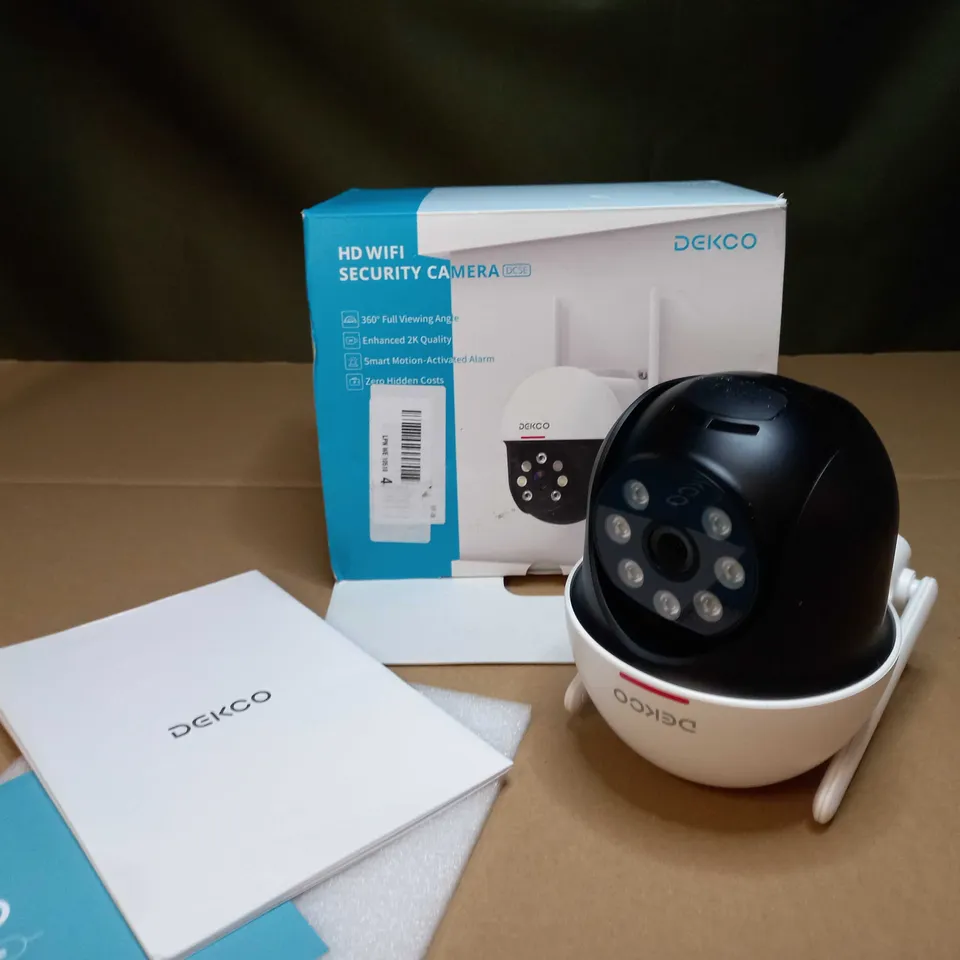 BOXED DEKCO HD WIFI SECURITY CAMERA