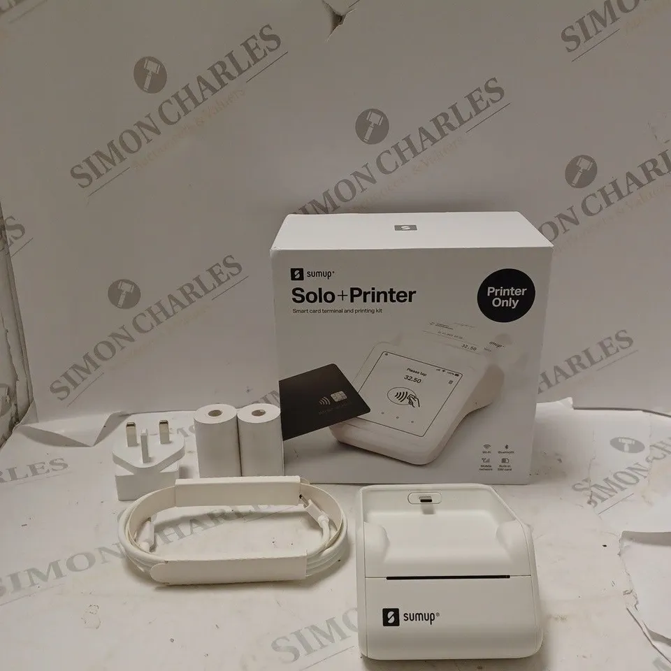 SUMUP SOLO+PRINTER SMART CARD TERMINAL AND PRINTING KIT