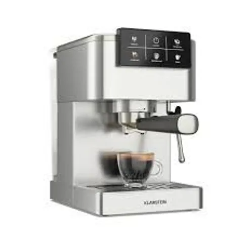 BOXED KLARSTEIN STEELPRESSO TOUCH ESPRESSO MACHINE