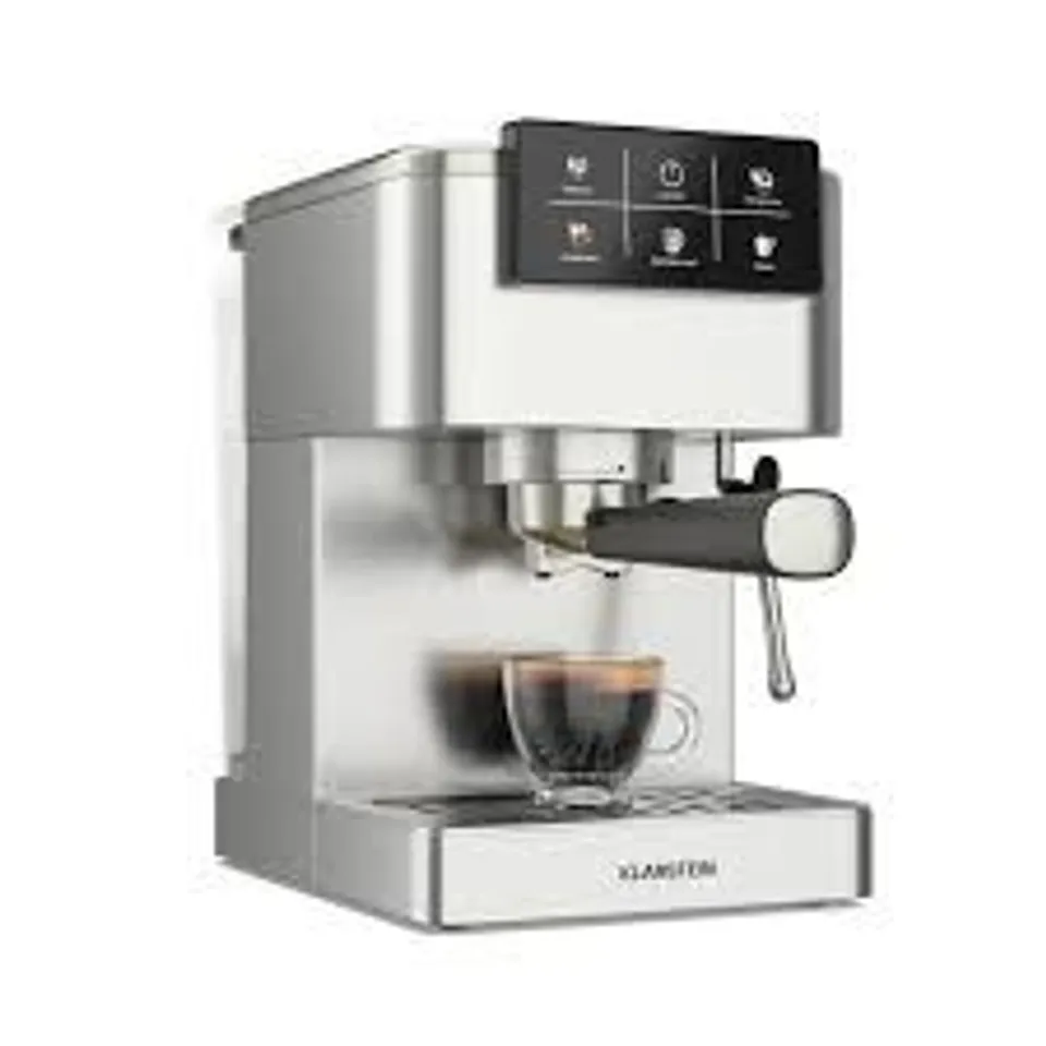 BOXED KLARSTEIN STEELPRESSO TOUCH ESPRESSO MACHINE