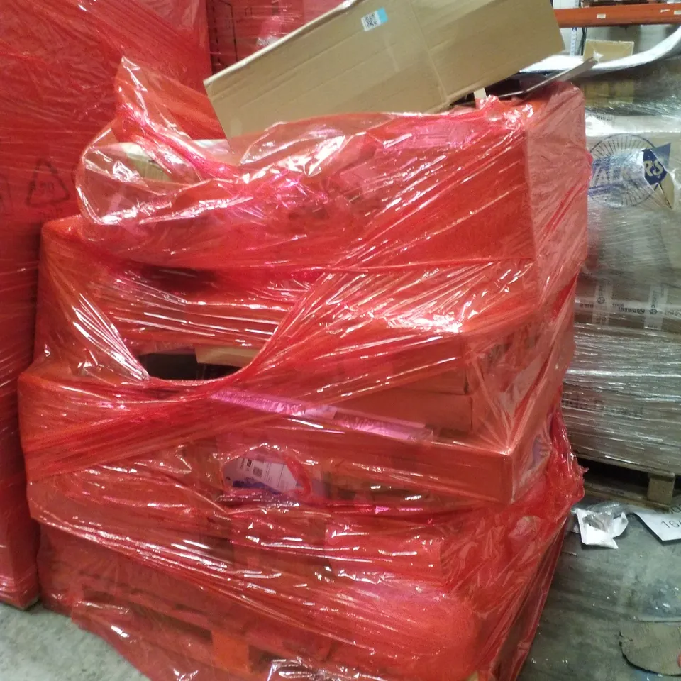 PALLET CONTAINING ASSORTED PRODUCTS INCLUDING COOLER BACKPACK, WATER FILTER & FOLDING SYOOL