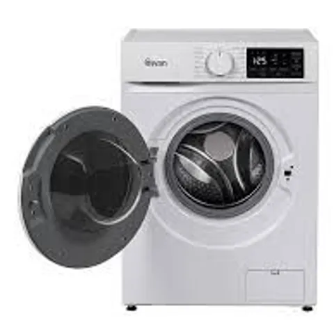 BOXED SWAN SW75120W 8KG LOAD, 1400 SPIN FREESTANDING WASHING MACHINE - WHITE