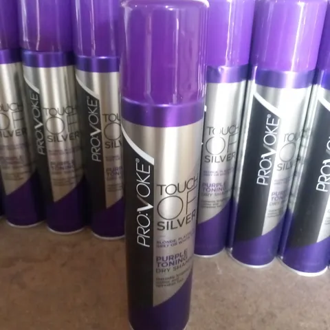 APPROXIMATELY 24 PROVOKE TOUCH OF SILVER PURPLE TONING DRY SHAMPOO 200ML