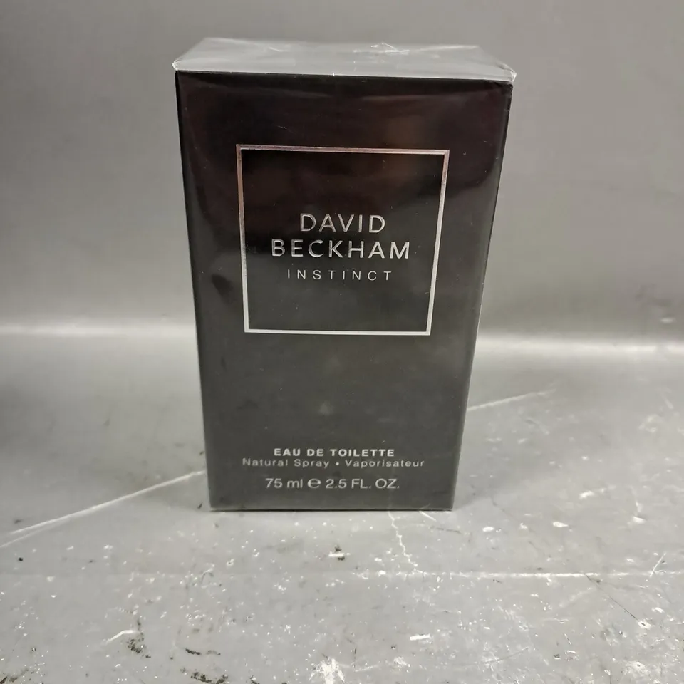 BOXED AND SEALED DAVID BECKHAM INSTINCET EAU DE TOILETTE 75ML