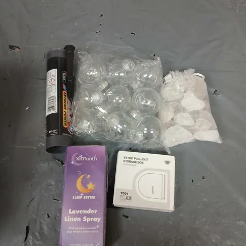 APPROXIMATELY 15 ASSORTED HOUSEHOLD PRODUCTS TO INCLUDE BAUBLES, HOME DÉCOR, FRAGRANCE OIL ETC