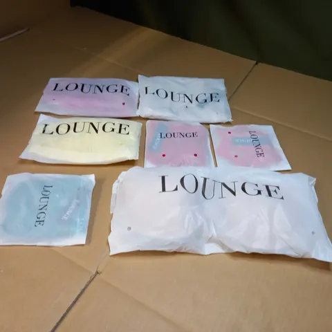 LOT OF APPROX 7 PACKAGED LOUNGE UNDERWEAR ITEMS VARYING IN STYLE/COLOUR/SIZE