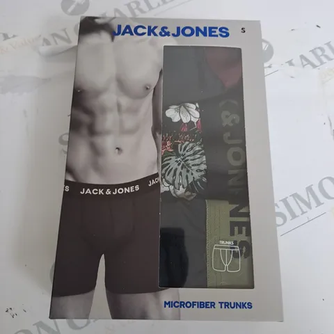JACK AND JONES 3 PACK TRUNKS SIZE S