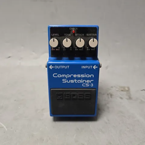 BOSS DELUXE PEDAL COMPRESSION SUSTAINER CS-3