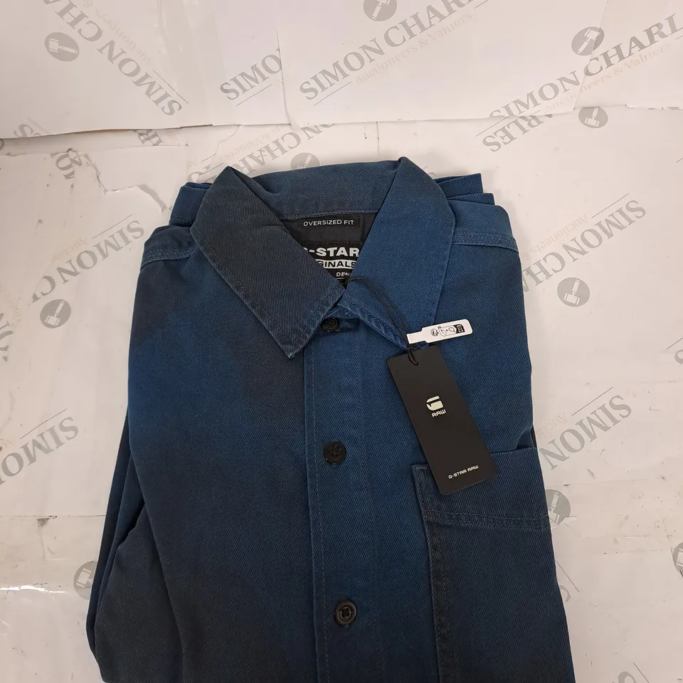G-STAR BOXY FIT STYLE SHIRT SIZE M