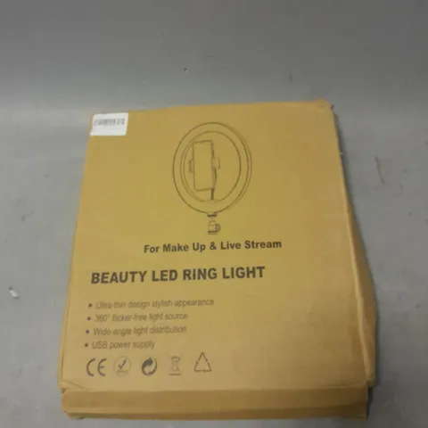 BOXED BEAUTY LED RING LIGHT