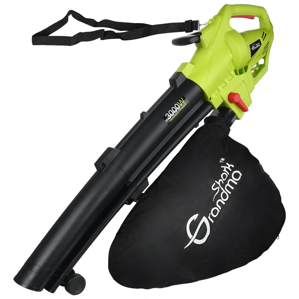 BOXED GRANDMA SHARK LEAF BLOWER & VACUUM CLEANER 3000W