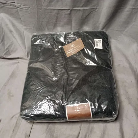 GAVENO CAVAILIA SUPREME EGYPTIAN COTTON BATH TOWEL BLACK 70 X 125CM