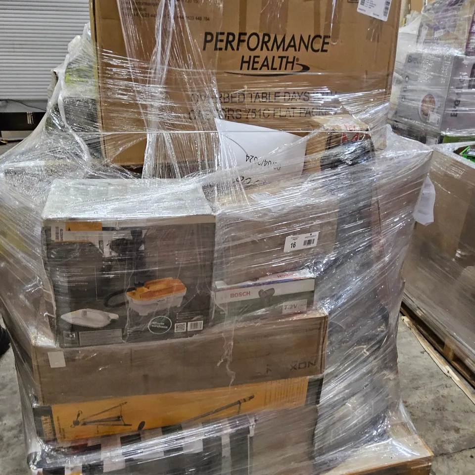 PALLET OF APPROXIMATELY 41 UNPROCESSED RAW RETURN HOUSEHOLD AND ELECTRICAL GOODS TO INCLUDE;