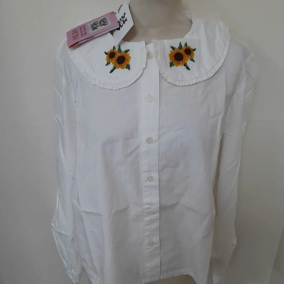 LUCY AND YAK IDA SUNFLOWER BLOUSE - 14
