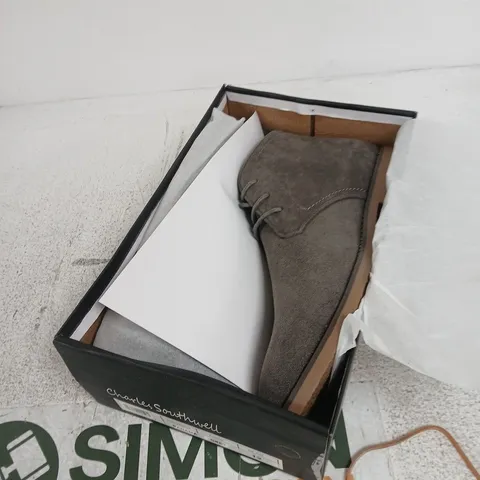 CHARLES SOUTHWELL PANAMA GREY SUEDE DESERT BOOT – UK 12