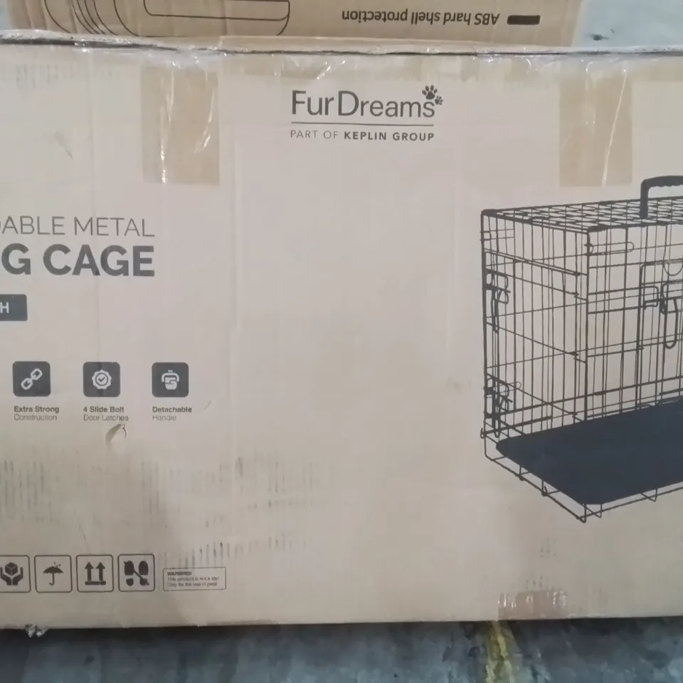 BOXED FURDREAMS FOLDABLE DOG CAGE