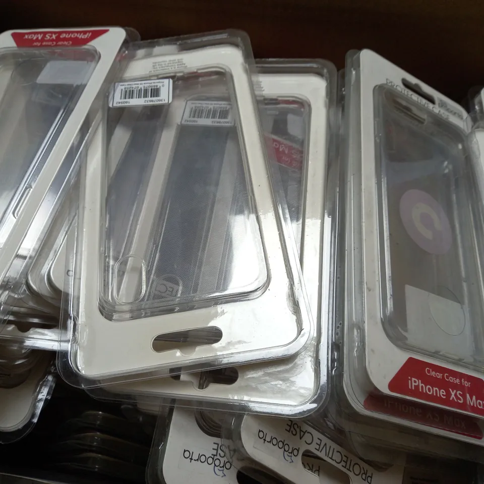 APPROXIMATELY 100 BOXED PROPORTA CLEAR PROTECTIVE CASE FOR IPHONE XS MAX