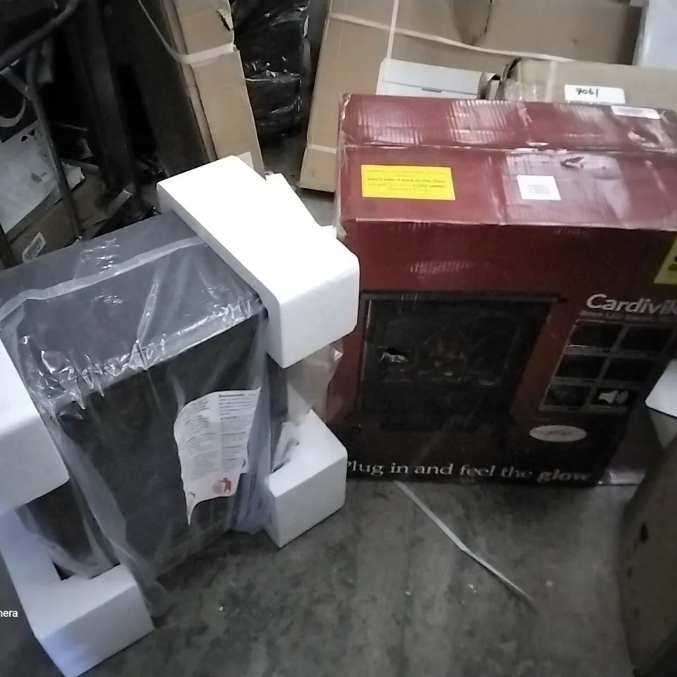 BOXED CARDIVIK BLACK LED ELECTRIC STOVE 