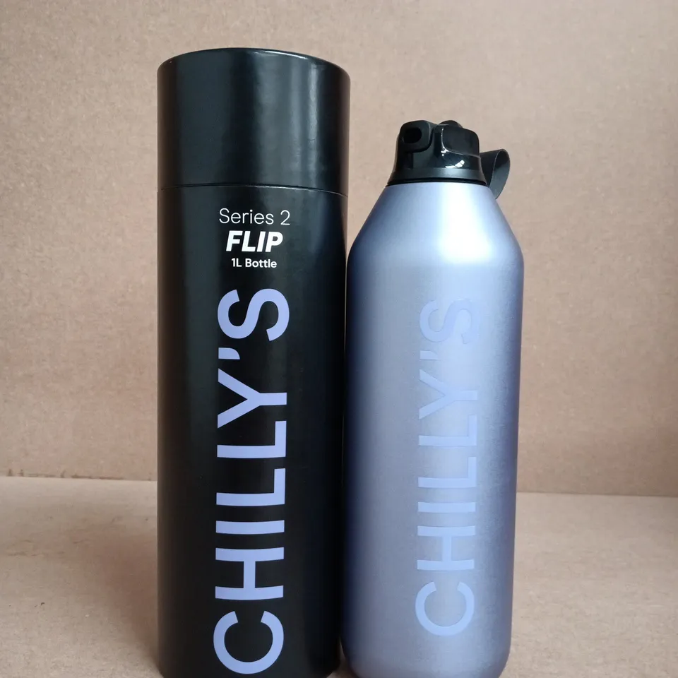 CHILLY'S SERIES 2 FLIP 1L WATER BOTTLES