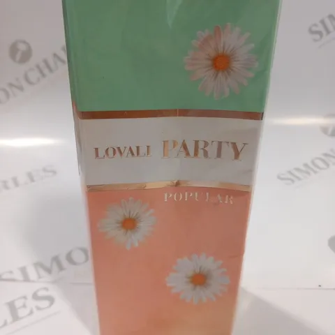 BOXED AND SEALED LOVALI PARTY POPULAR EAU DE PARFUM 100ML