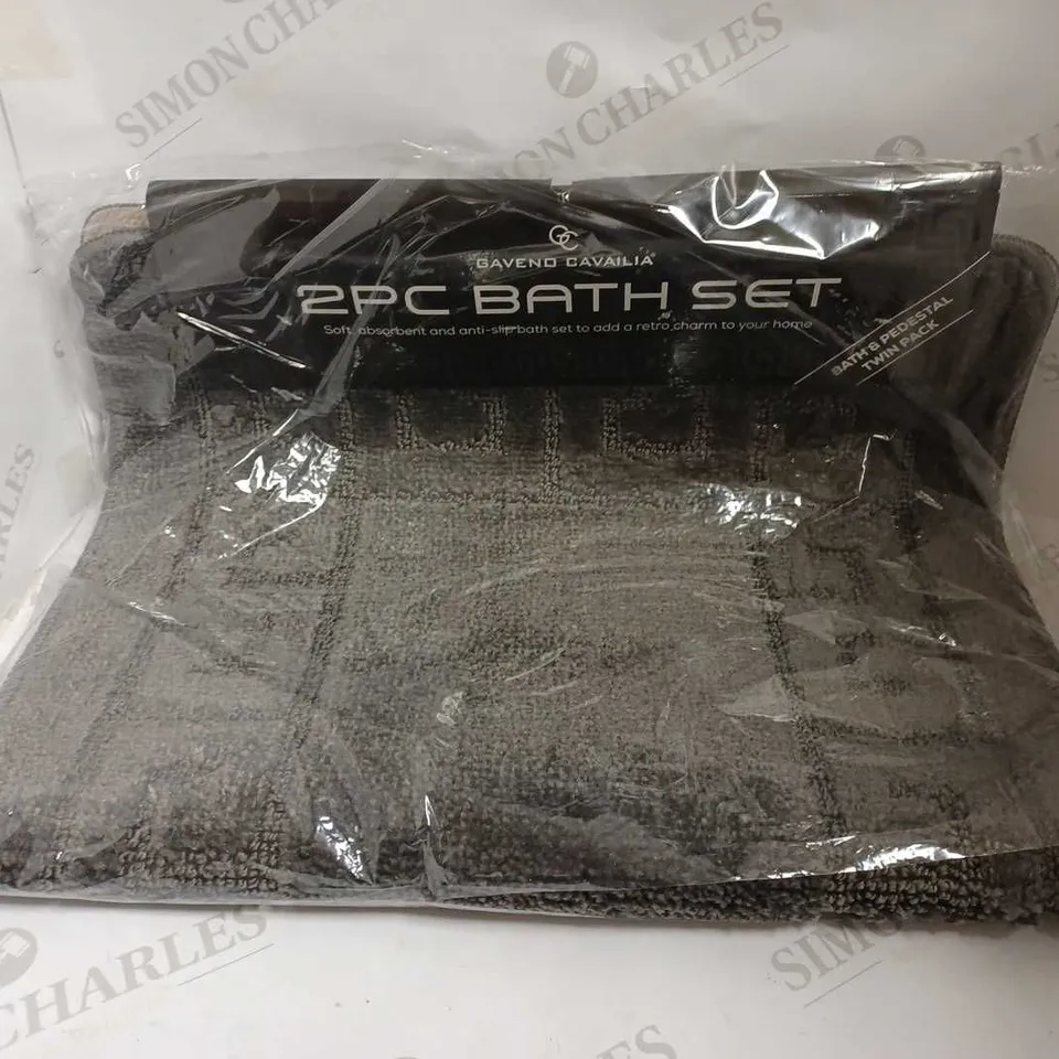 GAVENO CAVALIA 2PC BATHROOM SET - GREY 